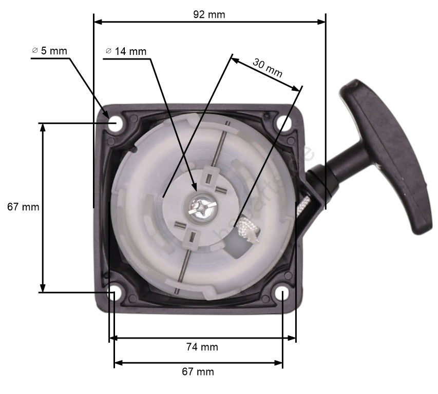 Demaror pentru motocoasa chinezeasca (nr. 3) 3