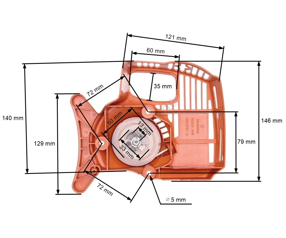 Demaror motocoasa compatibil Stihl Fs 38, Fs 45, Fs 46, Fs 55