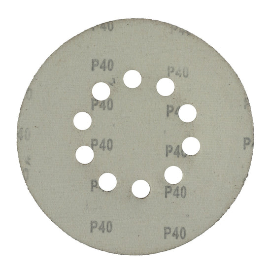 Disc abraziv pentru slefuitor cu excentric KD225.40 PROCRAFT (Set 10 buc)Diametru: 225 mm , Granulatie: P40