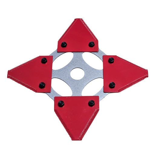 Disc motocoasa cu 4 cutite (zimtate)