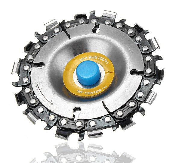 Disc polizor unghiular cu lant de drujba (Ø 16 x 100 mm)