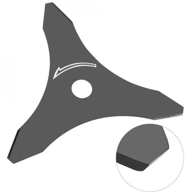 Disc pentru motocoasa taietor motocoasa 3 laturi (model Y) 255 x 20mm 3 / 255 / 20mm