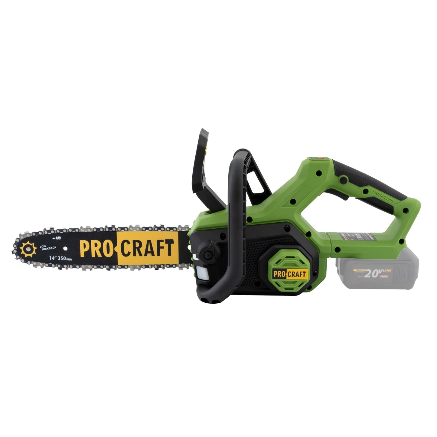 Drujba acumulator ProCraft PKA60, 20V, Brushless, sina 30cm (FARA ACUMULATOR)