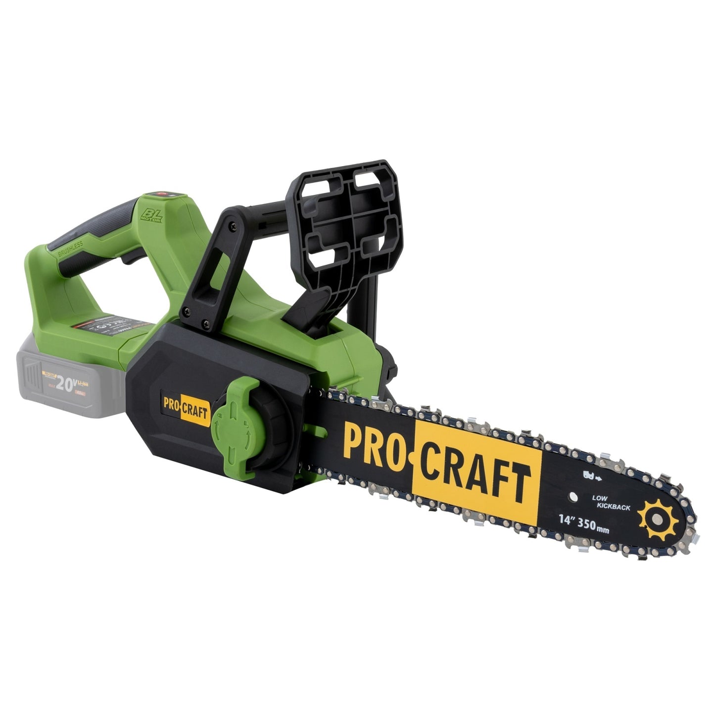 Drujba acumulator ProCraft PKA60, 20V, Brushless, sina 30cm (FARA ACUMULATOR)