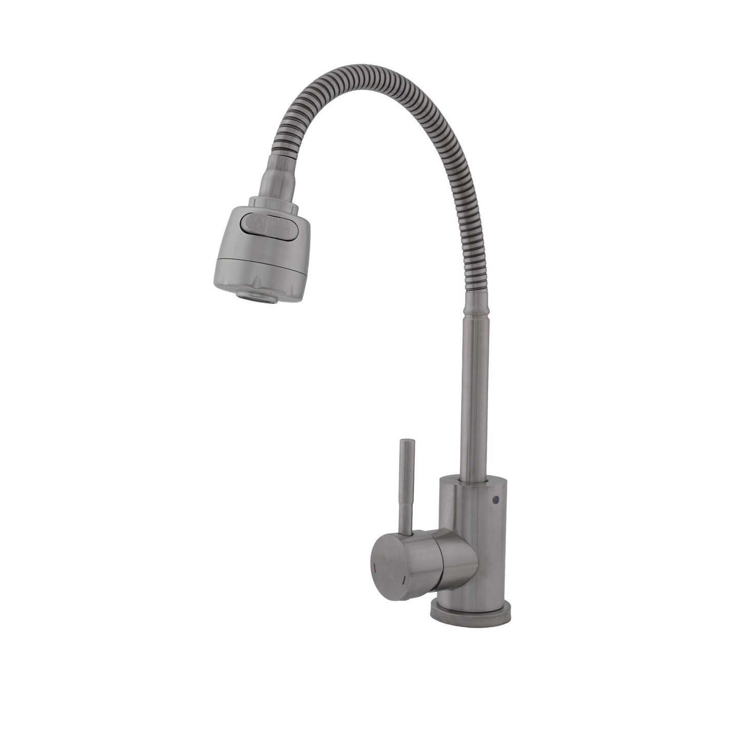 Baterie bucatarie Vital Flow FB-011, SUS 304, pipa flexibila