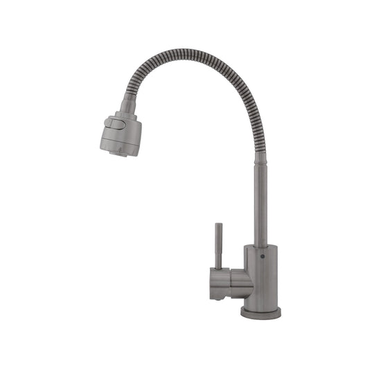 Baterie bucatarie Vital Flow FB-011, SUS 304, pipa flexibila
