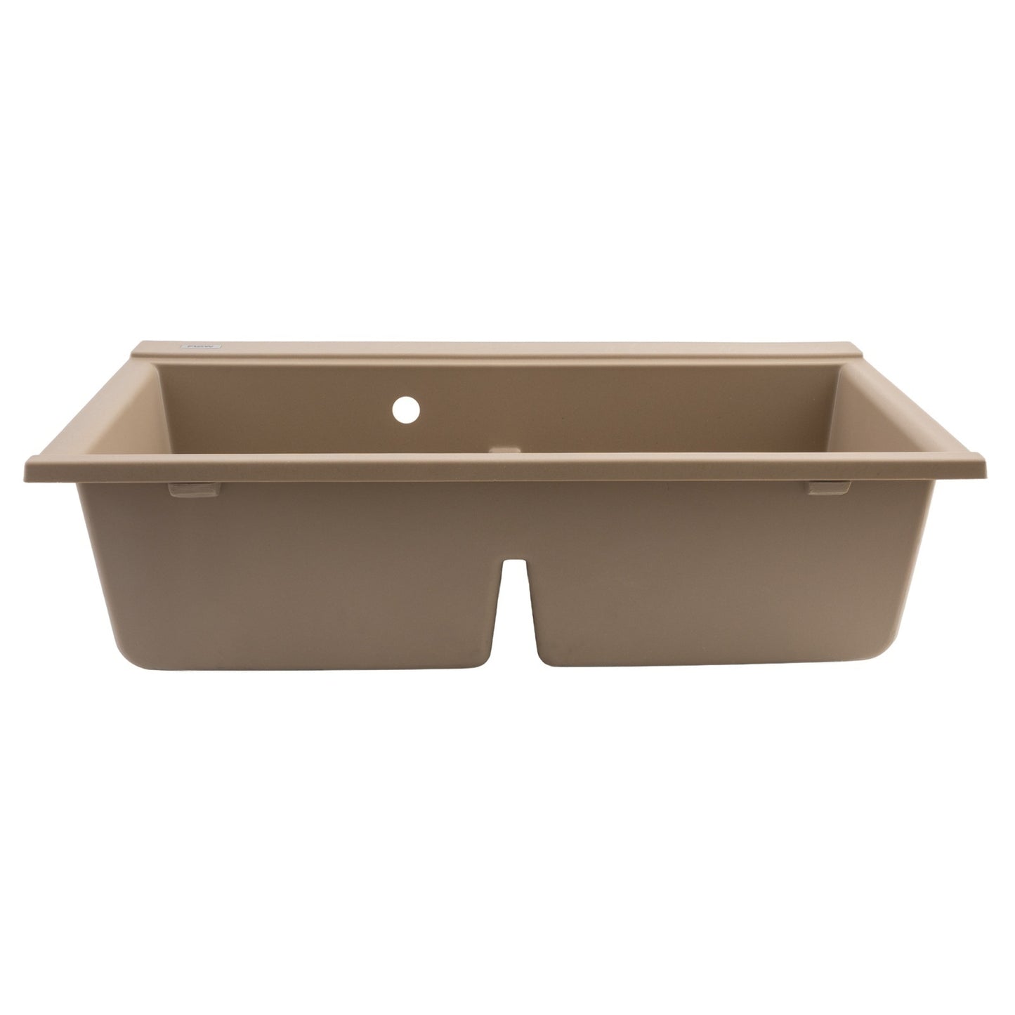 FCB-8550SS/2, Chiuveta de bucatarie din granit cu doua cuve, seria SIMILAR, Sahara, 855x505x230 mm, FLOW