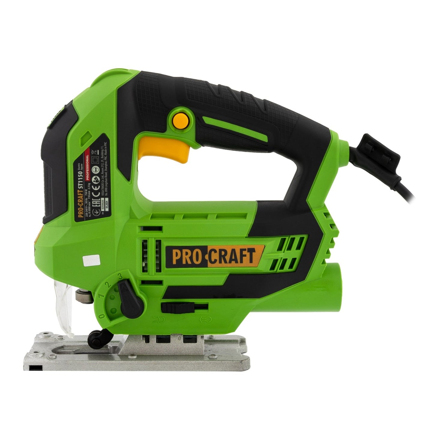 Fierastrau pendular Procraft ST1150, 1150W, 3000 rpm, laser, adancime taiere 80 mm, unghi 0-45°