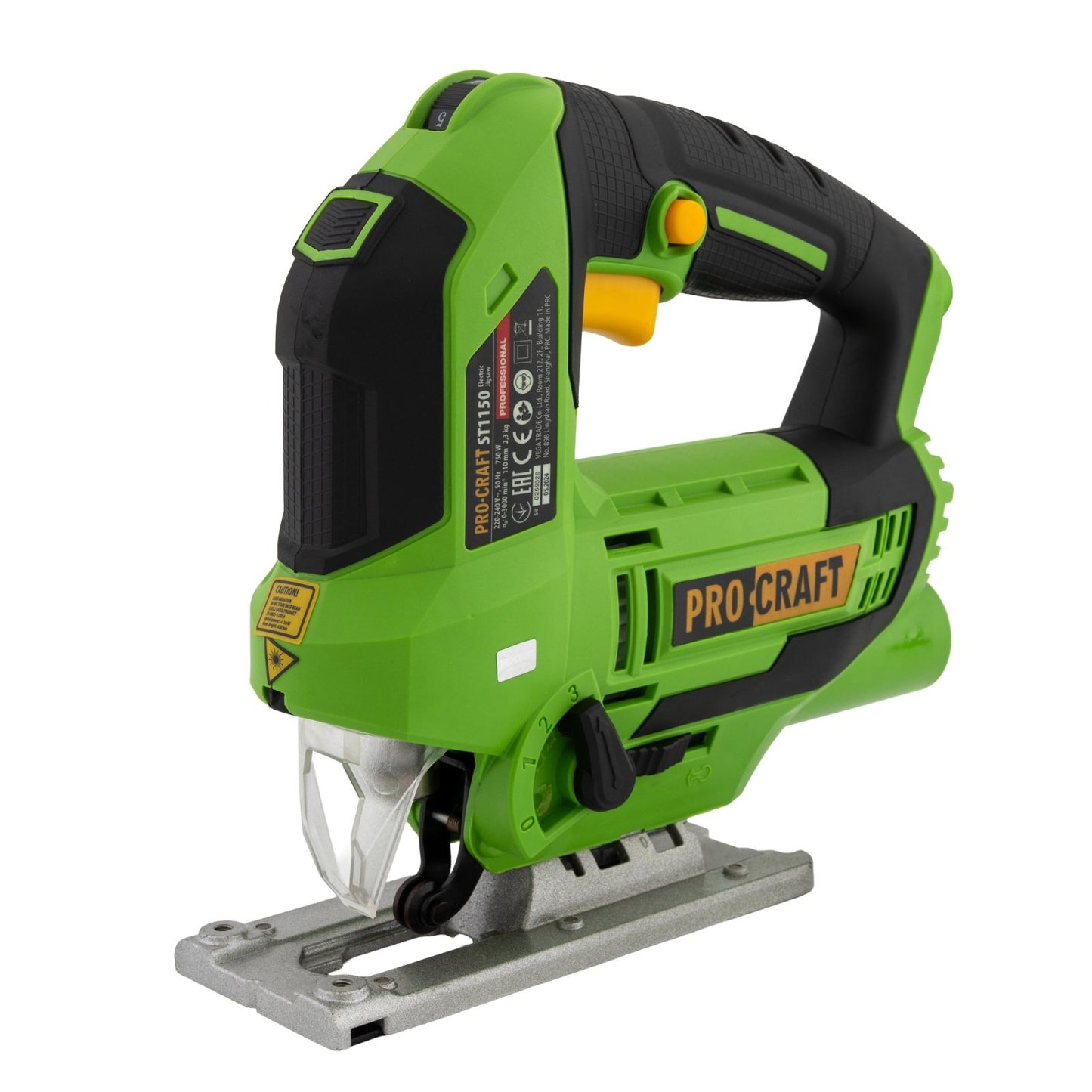 Fierastrau pendular Procraft ST1150, 1150W, 3000 rpm, laser, adancime taiere 80 mm, unghi 0-45°