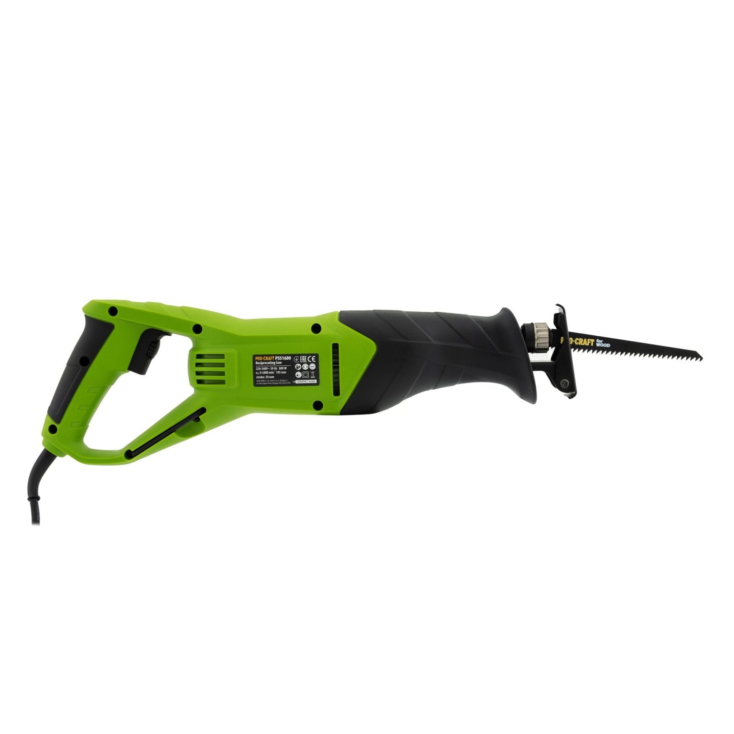 Fierastrau sabie electric PROCRAFT PSS1600, 800W, cursa lama 20 mm, 2800 rpm