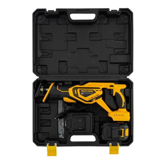 Fierastrau tip sabie cu acumulator ROTOR RBS21, 21V/3Ah, 750W, 2900 rpm, motor brushless, lame incluse