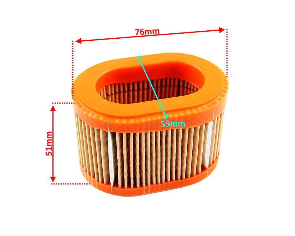 Filtru aer motor Briggs Stratton 790166 - vedere laterala