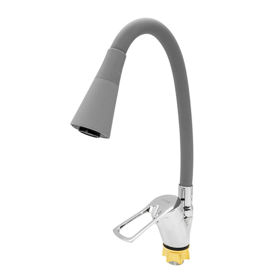 Baterie Bucatarie Flow XI-CG452ZG, pipa flexibila 430 mm, 2 functii