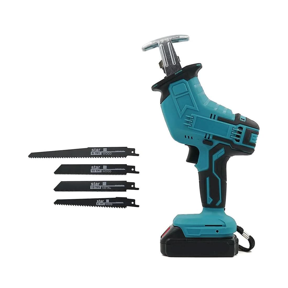 Fierastrau cu acumulator Ieto Zep, 24 V, 2x acumulatori 2000mAh, Valiza, Accesorii Incluse