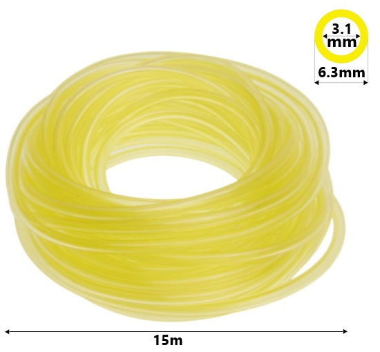 Furtun benzina / ulei drujba 6.3mm x 3.1m (rola 15m)