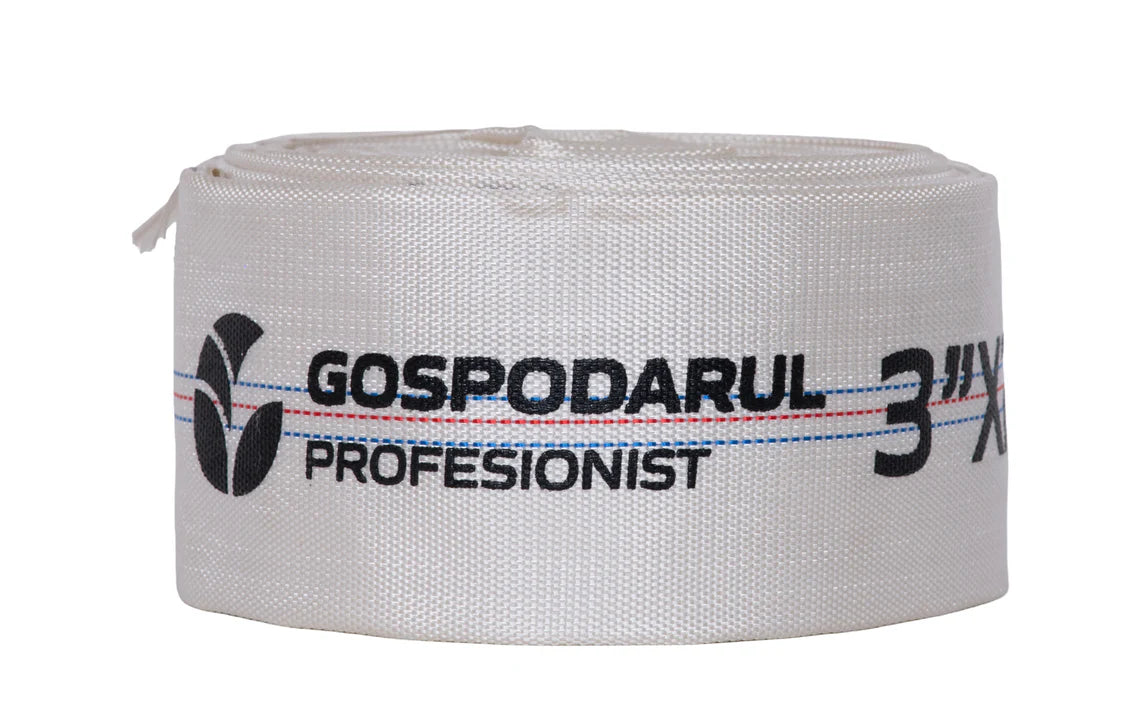 Furtun pompieri PROFESIONAL PVC panzat tip B, 3 inch (75 mm), 20 m, 8 bar