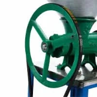 Masina de tocat carne electrica cu masuta, fonta, motor 750W, 1.4 kg/min, palnie 28 cm