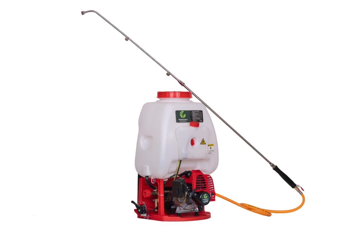 Atomizor PROFESIONAL Gospodarul Profesionist GP-767, 1.5 CP, motor 2T, rezervor 20L, raza stropire 12 m