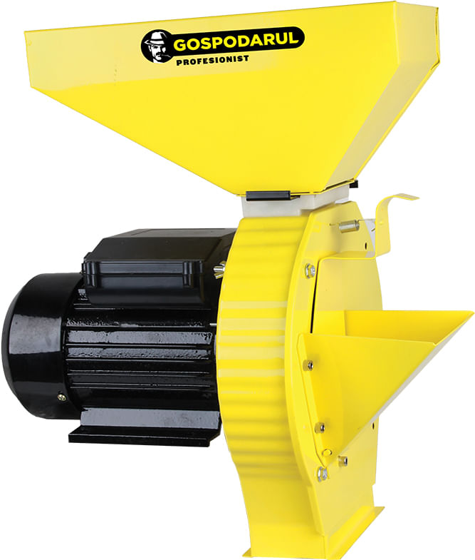 Moara cereale, legume si fructe Gospodarul Profesionist GP-3, 3600W, cuva mare, 200 kg/h, PROFESIONALA