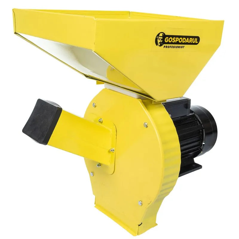 Moara PROFESIONALA pentru cereale si furaje Gospodarul Profesionist GP-1, 2500W, 200 kg/h, cuva metalica