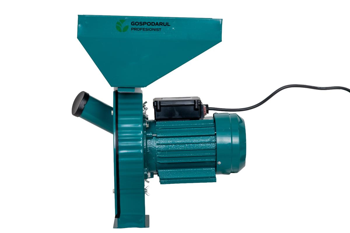 Moara PROFESIONALA pentru cereale si stiuleti de porumb Gospodarul Profesionist GP-2, 3900W, 320 kg/h, bobinaj cupru