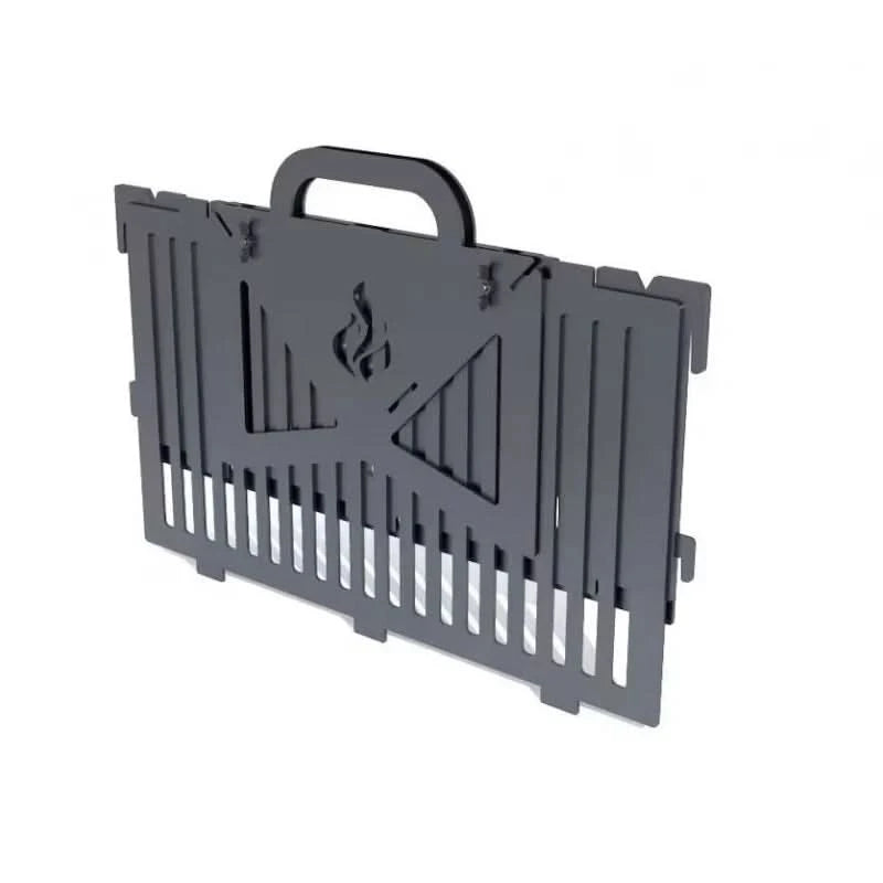 Gratar pliabil si portabil Vivatechnix KRO-1291, otel 3 mm, 50x30x25 cm – Fabricat in Romania