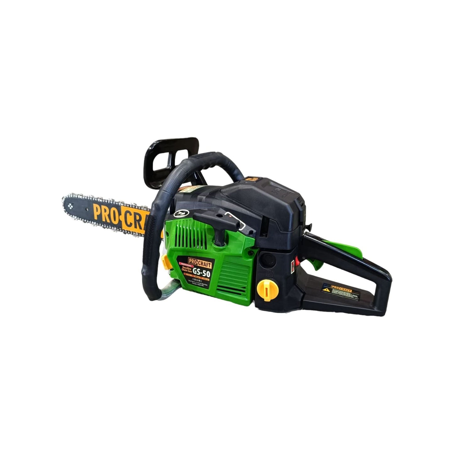 Drujba pe benzina PROCRAFT GS-50, 52cc, 2T, 8000 rpm, lama 40 cm, lant 32 dinti