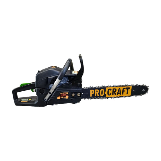 Drujba Benzina ProCraft GS-50, 52cc, 2T, 8000 RPM, pentru taiere lemn profesional