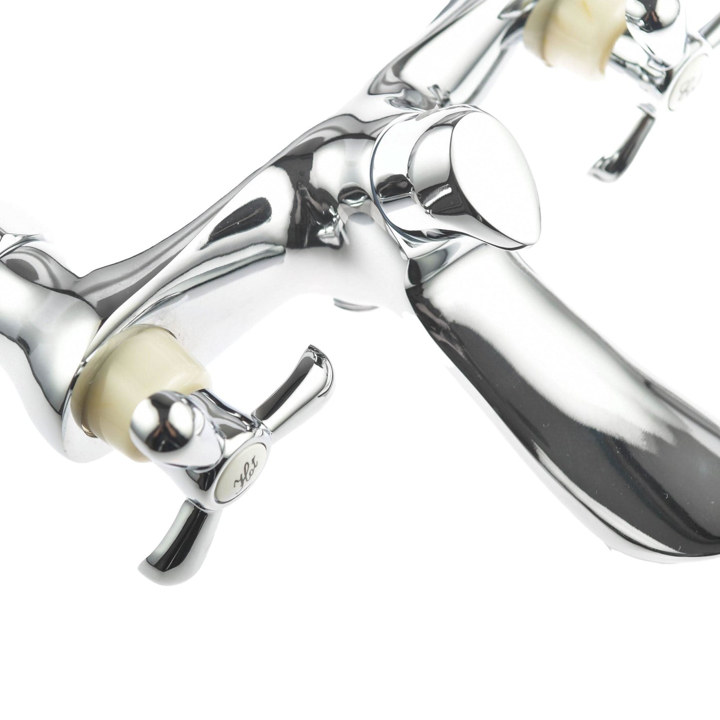 Baterie cada Hi-Non N023-525, dubla comanda, cartus ceramic 40 mm, racorduri incluse - ZEP.RO - Ți-e la îndemână!