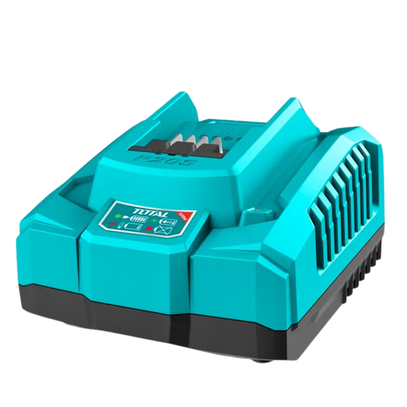 Incarcator rapid Total TFCLI20411E, 20V, 4A, compatibil acumulatori Li-Ion 2Ah / 4Ah gama S20V