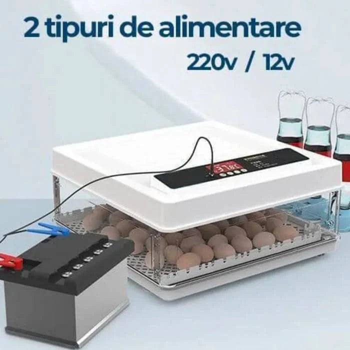 Incubator automat MS-70, 70 oua, intoarcere automata, afisaj temperatura