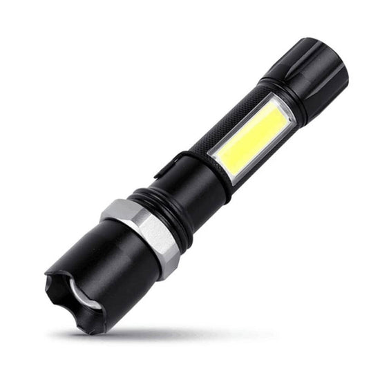 Lanterna LED Aluminiu cu Zoom Vargo V-114984, acumulator, incarcare USB