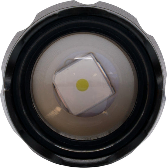 Lanterna LED Aluminiu cu Zoom si Suport Bicicleta Flow FB-T6G