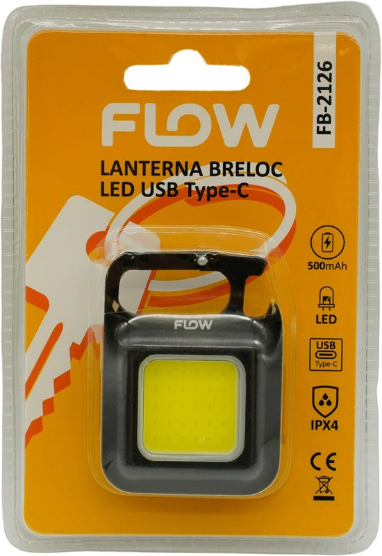 Lanterna LED Breloc cu Magnet si Desfacator Flow FB-2126