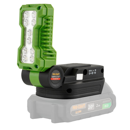 Reflector LED Portabil Acumulator ProCraft LL20, 500 lm, negru