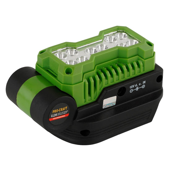 Reflector LED Portabil Acumulator ProCraft LL20, 500 lm, negru