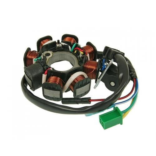 Magnetou scuter GY6 4T 50 80 cc 8 bobine mufa verde