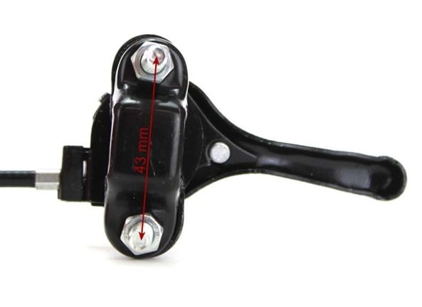 Maneta Acceleratie Dreapta pentru Motosapa si Motocultor, Metal, cu Opritor