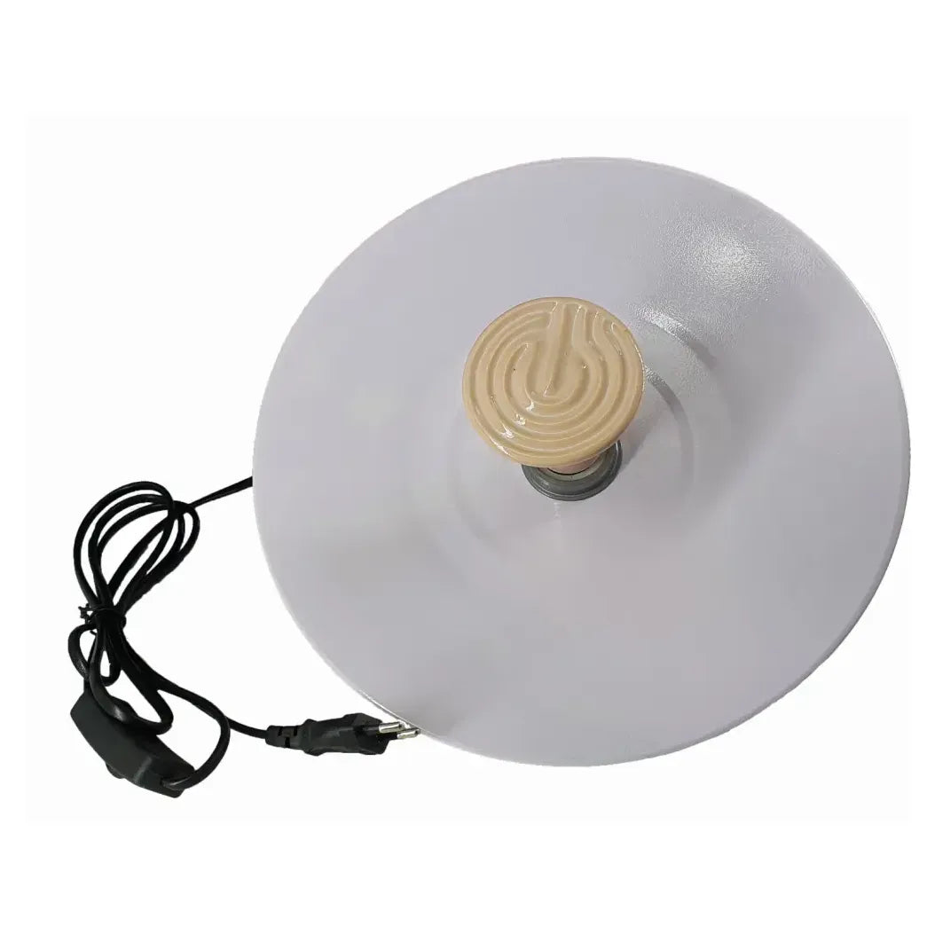 Lampa alba pentru bec ceramic/ infrarosu, model S120, Tehno Ms #14401 - ZEP.RO - Ți-e la îndemână!