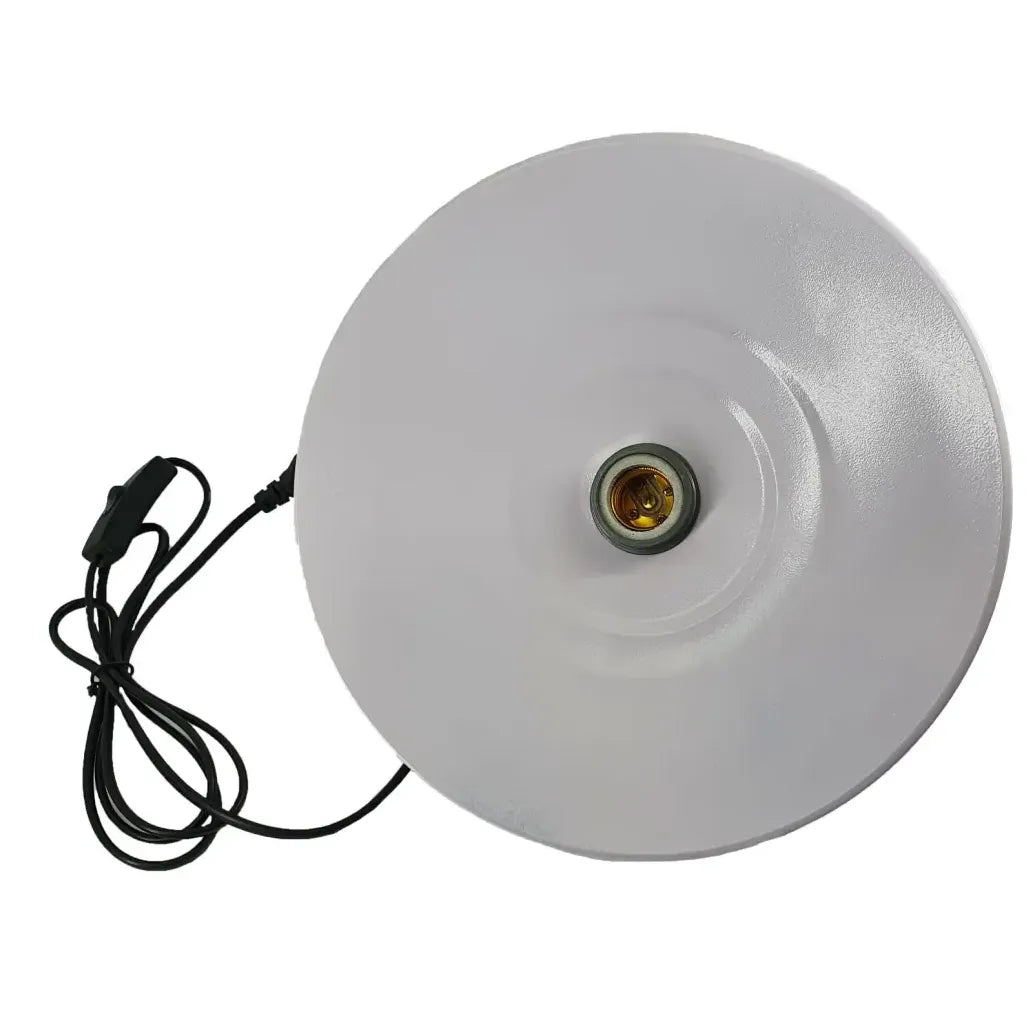 Lampa alba pentru bec ceramic/ infrarosu, model S120, Tehno Ms #14401 - ZEP.RO - Ți-e la îndemână!