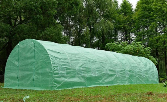 Solar gradina tip tunel 3x6x2 m folie UV4 180g cadru otel galvanizat