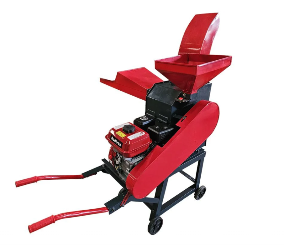 Tocator furaje și cereale cu motor pe benzină 7.5 CP, 3 site (3mm, 5mm, 8mm), capacitate 1500 kg/h