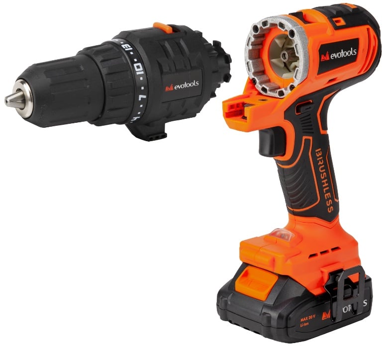 Masina de Insurubat MT20 Multifunctionala Brushless 3 Capete 2 Acumulatori si Incarcator MAX 20V ONE EvoTools