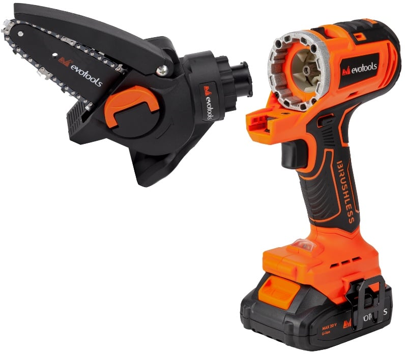 Masina de Insurubat MT20 Multifunctionala Brushless 3 Capete 2 Acumulatori si Incarcator MAX 20V ONE EvoTools