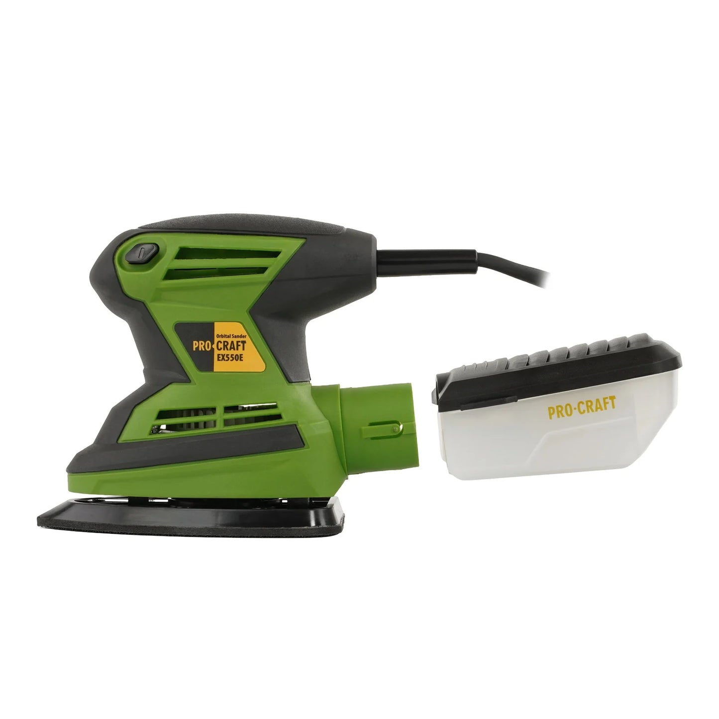 Slefuitor excentric Procraft EX550E, 200W, 15000 rpm, talpa 140 x 140 mm