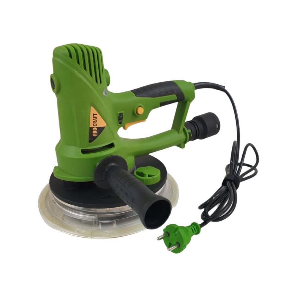 Masina de slefuit pereti Procraft EX950EL, 710W, disc 180 mm, aspirare integrata, LED