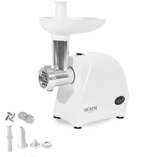 Masina de Tocat Carne Electrica Bohm BMG1033R, 1.5 kg/min, 300-1340W, pentru uz casnic