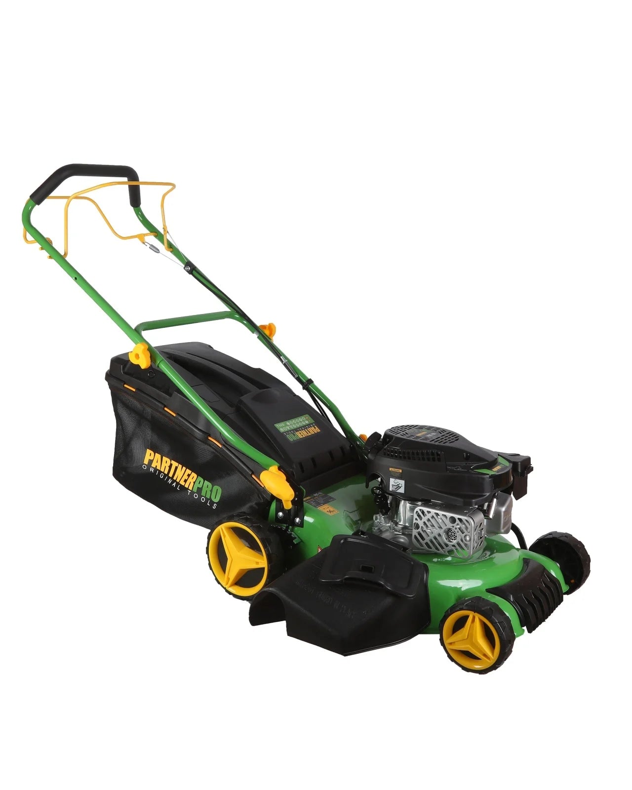 Masina de tuns iarba pe benzina PARTNERPRO PMT-60, 3CP, autopropulsie, 60L, 460mm