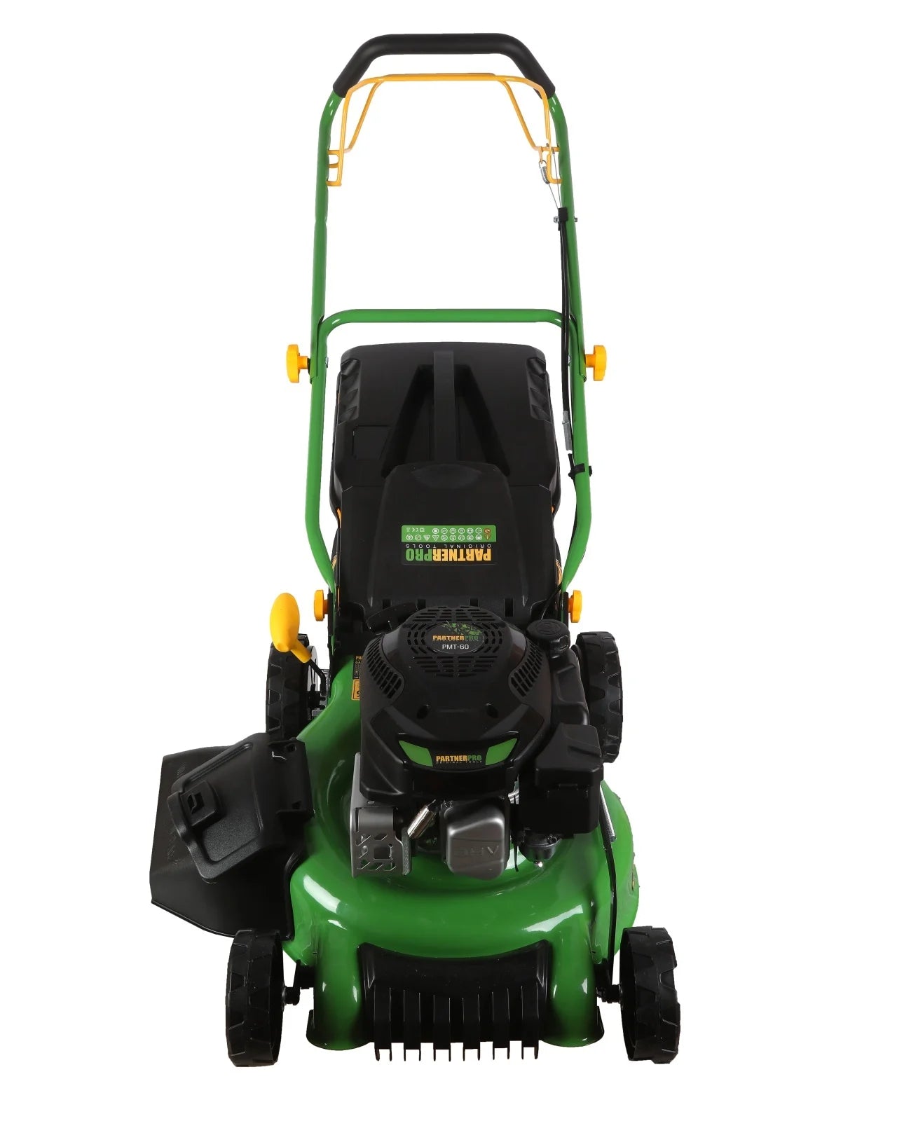 Masina de tuns iarba pe benzina PARTNERPRO PMT-60, 3CP, autopropulsie, 60L, 460mm