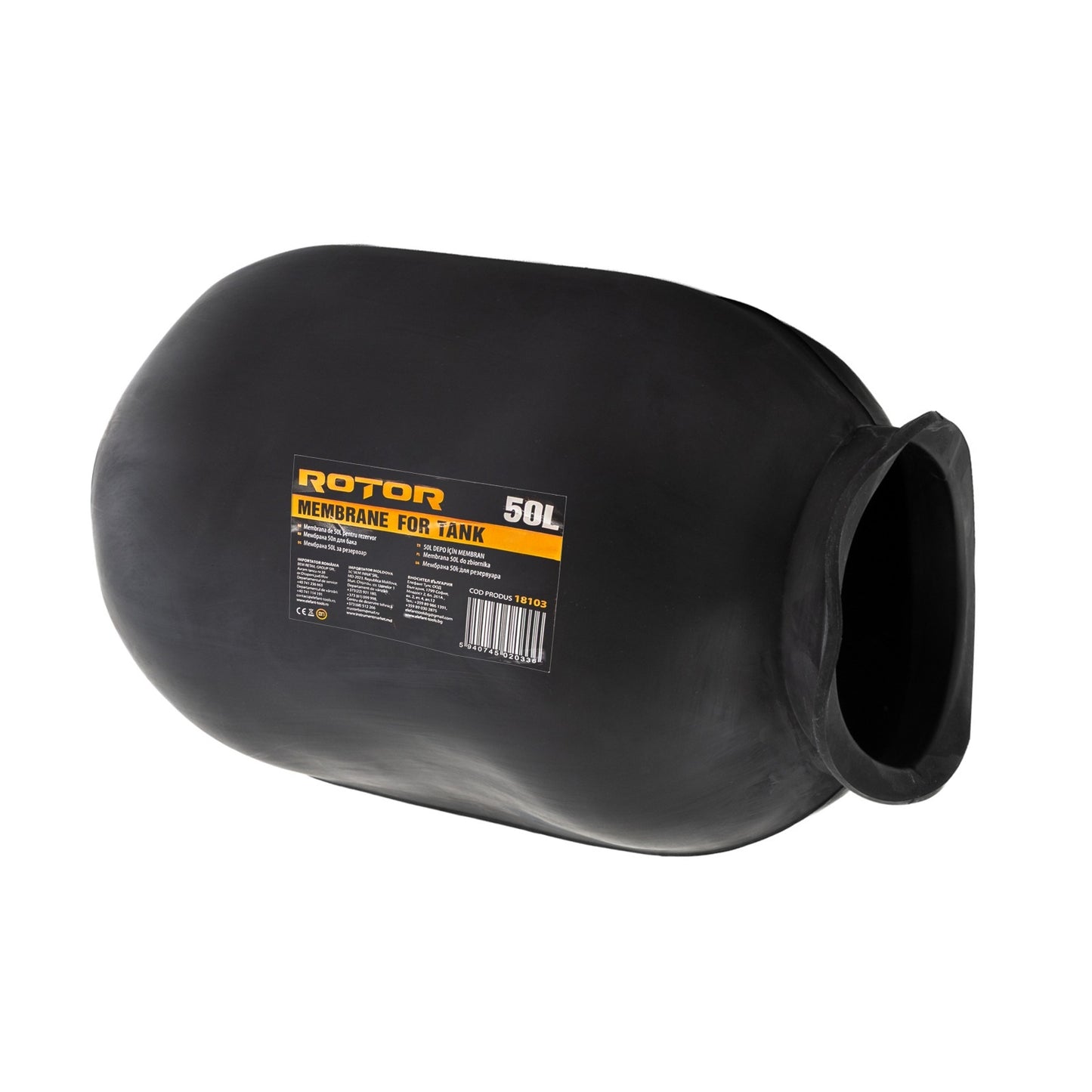MembranAƒ pentru hidrofor 50L Negru fAƒrAƒ coadAƒ ROTOR RMH-50B